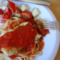 Grilled Herb Chicken Parmesan