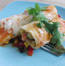 Black Bean and Vegetable Enchiladas