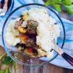 spoonful of ground turkey shepherd's pie