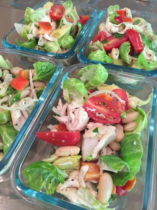 Roasted Herb Chicken and Cannellini Bean Salad Amy Casey Amy Casey