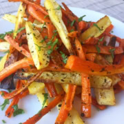 roasted carrot and parsnip