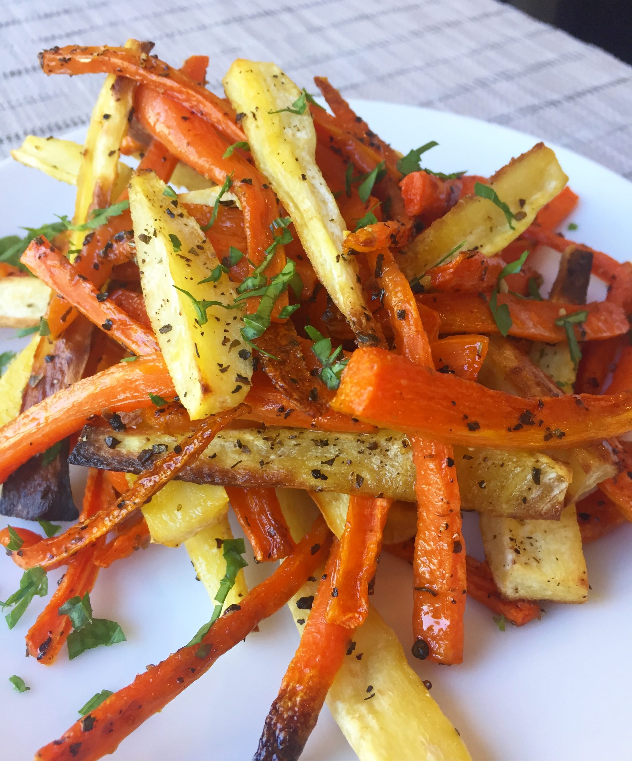 roasted carrot and parsnip