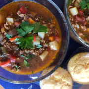 hearty hamburger soup