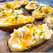 cheddar stuffed potatoes