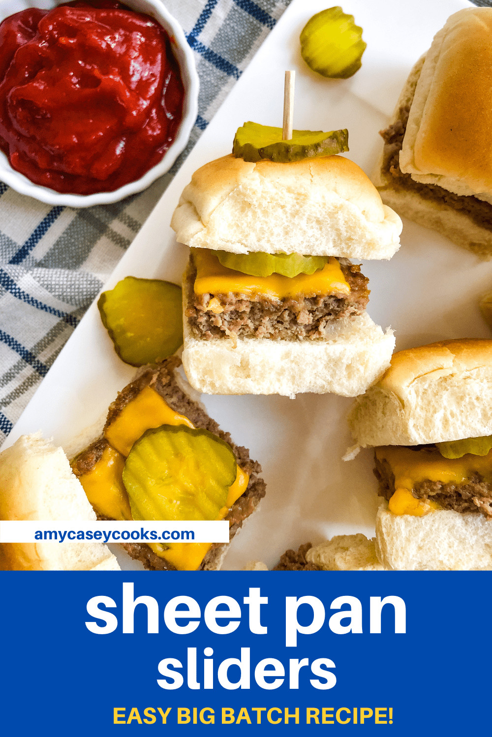 cheeseburger sliders with pickles