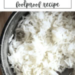 how to cook fluffy white rice in a pot.