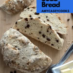 Irish soda bread with 2 slices