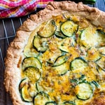 a savory vegetable pie