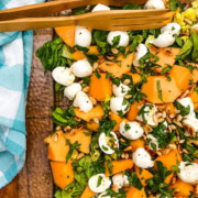melon salad with mozzarella