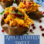 baked and stuffed sweet potatoes