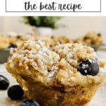 french toast muffins with blueberries.