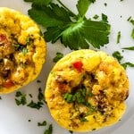 Muffin Tin Scrambled Eggs-image