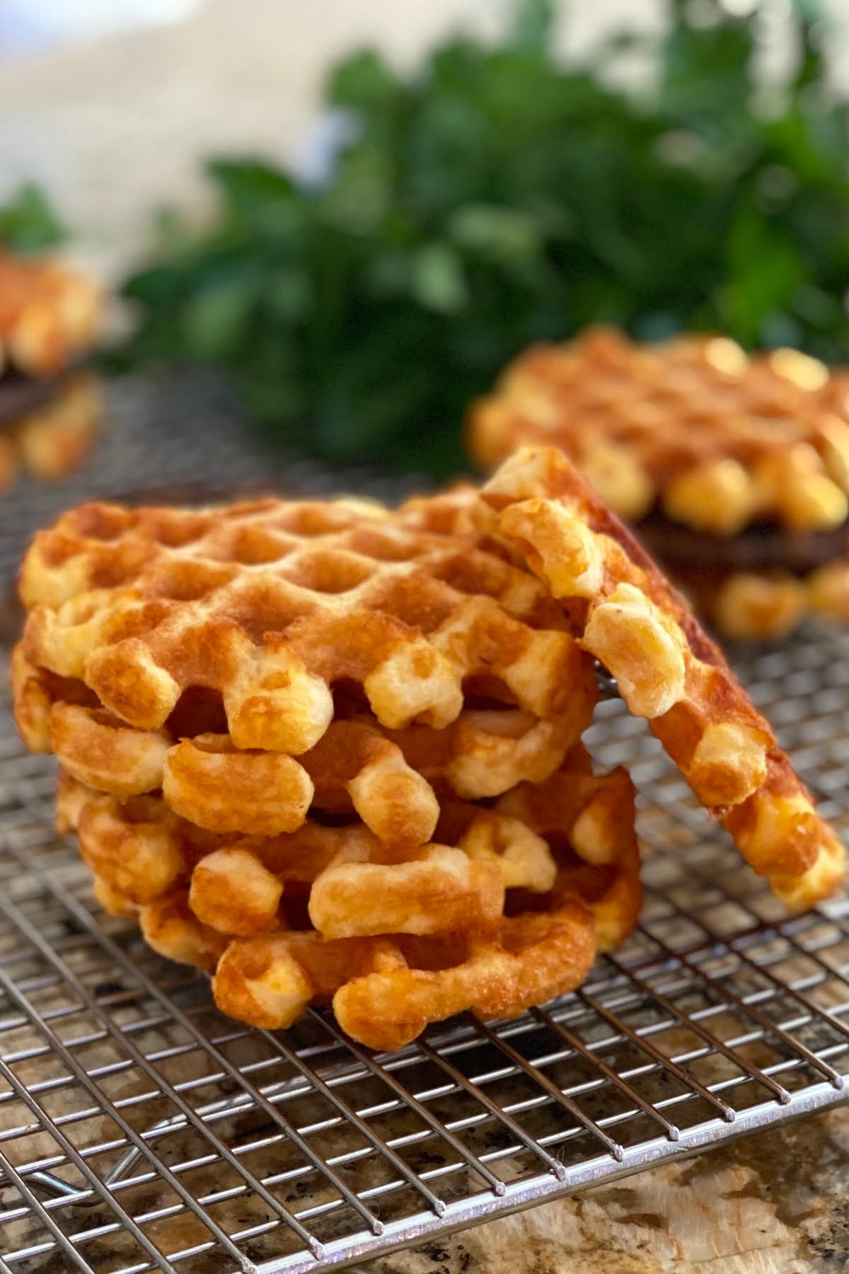 stack of chaffles