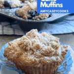 a single coffee cake muffin