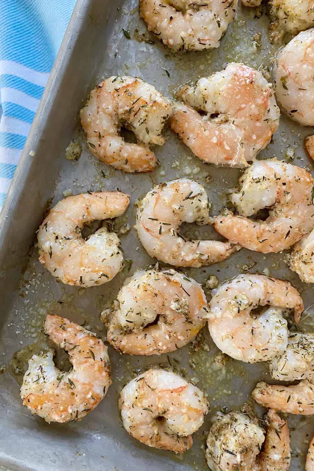 roasted shrimp with Parmesan and garlic