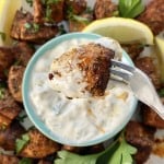 Blackened Tuna Bites with Sweet Pickle Dipping Sauce-image