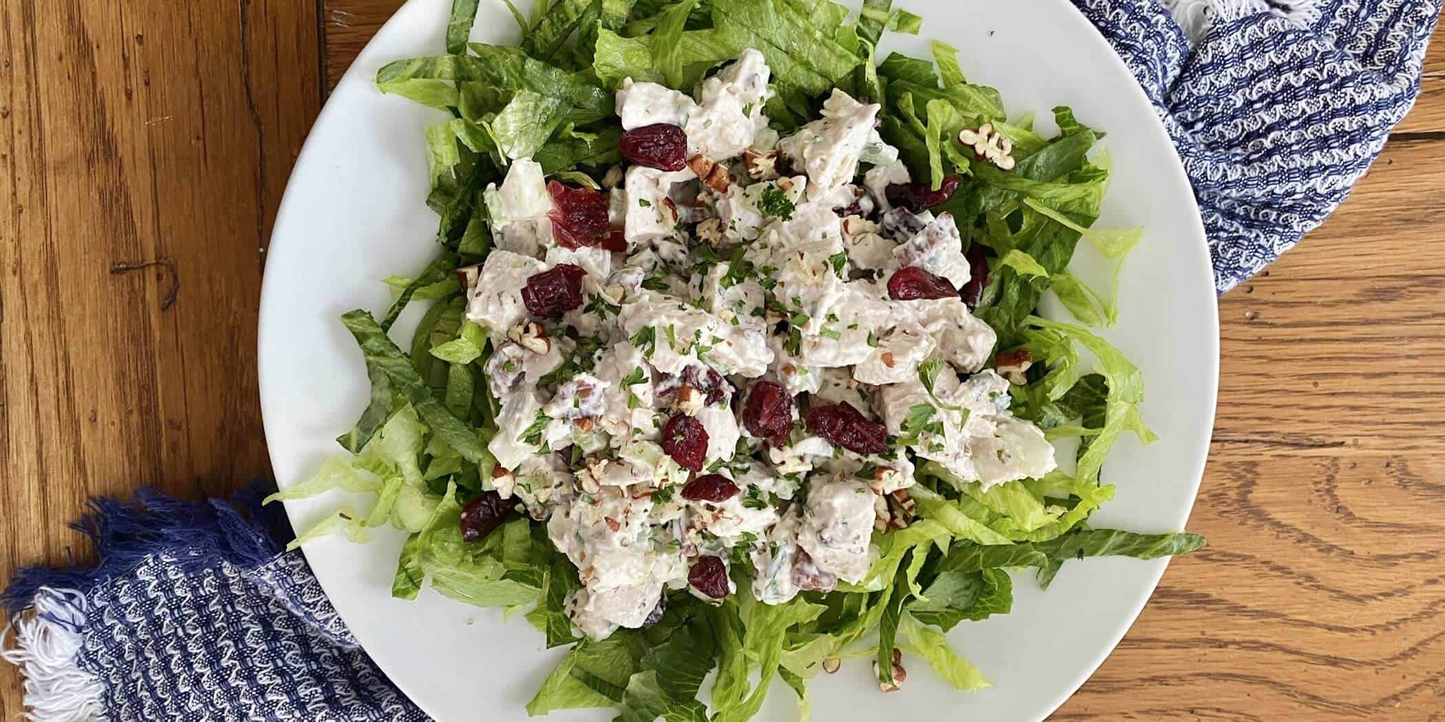 Easy Cranberry Chicken Salad with Toasted Pecans