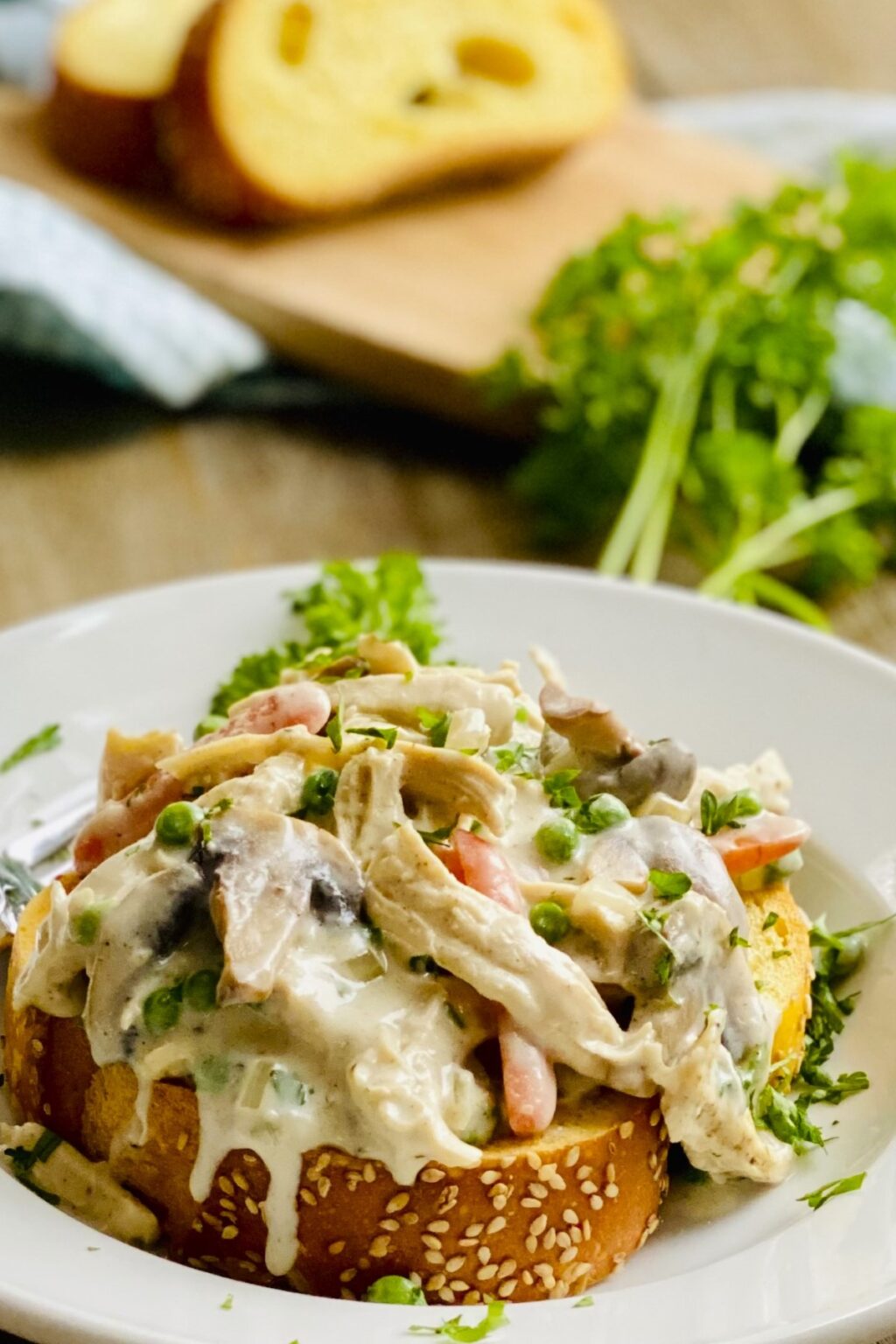 Turkey a la King Easy Leftover Turkey Recipe