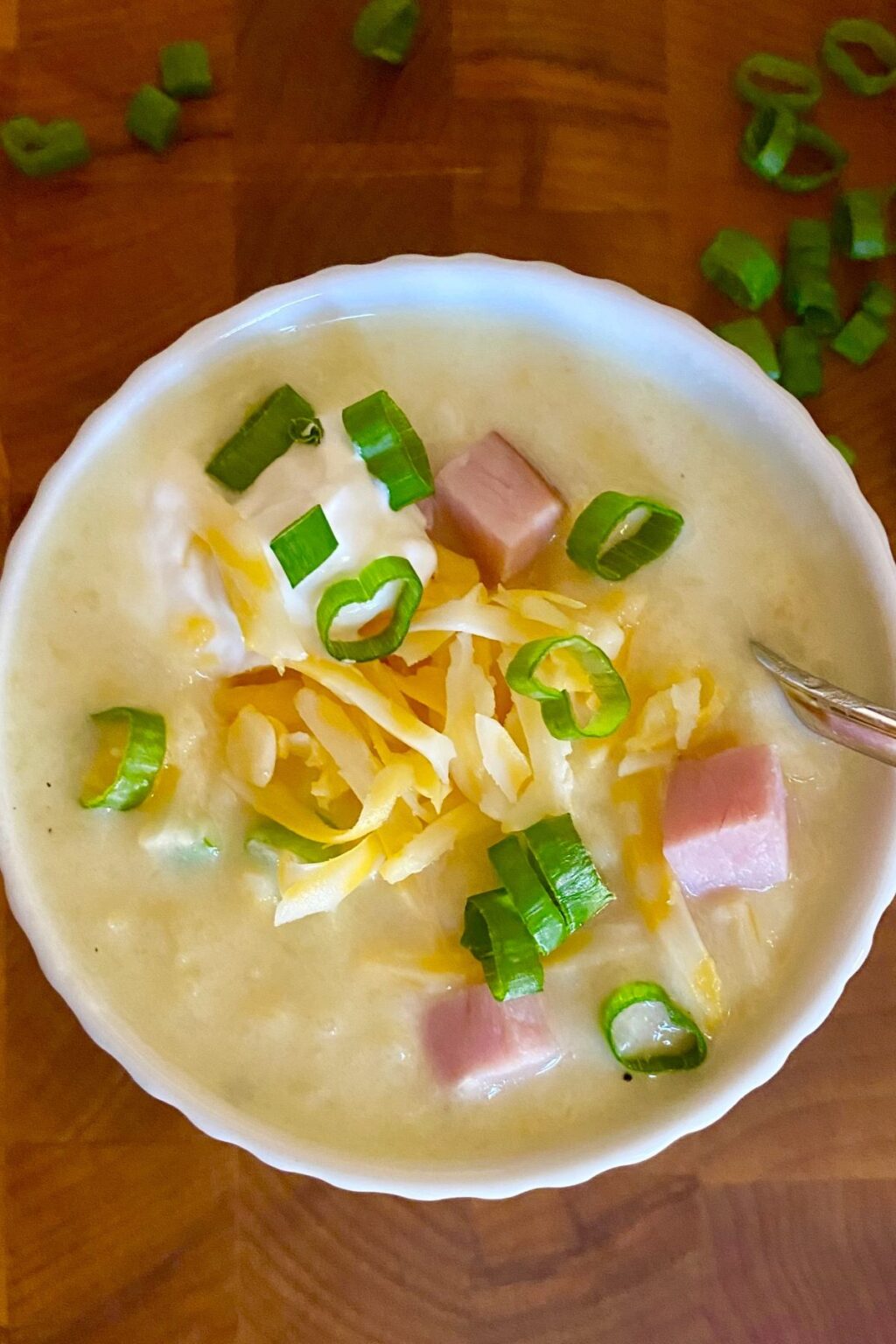 Easy Cheesy Ham And Potato Soup ~ 30 Minute Recipe