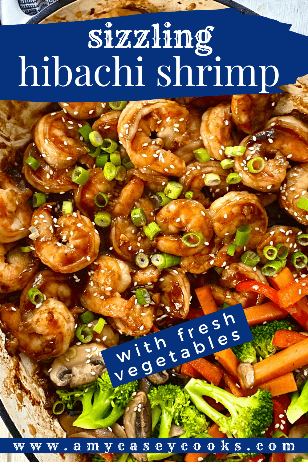 hibachi shrimp and vegetables.