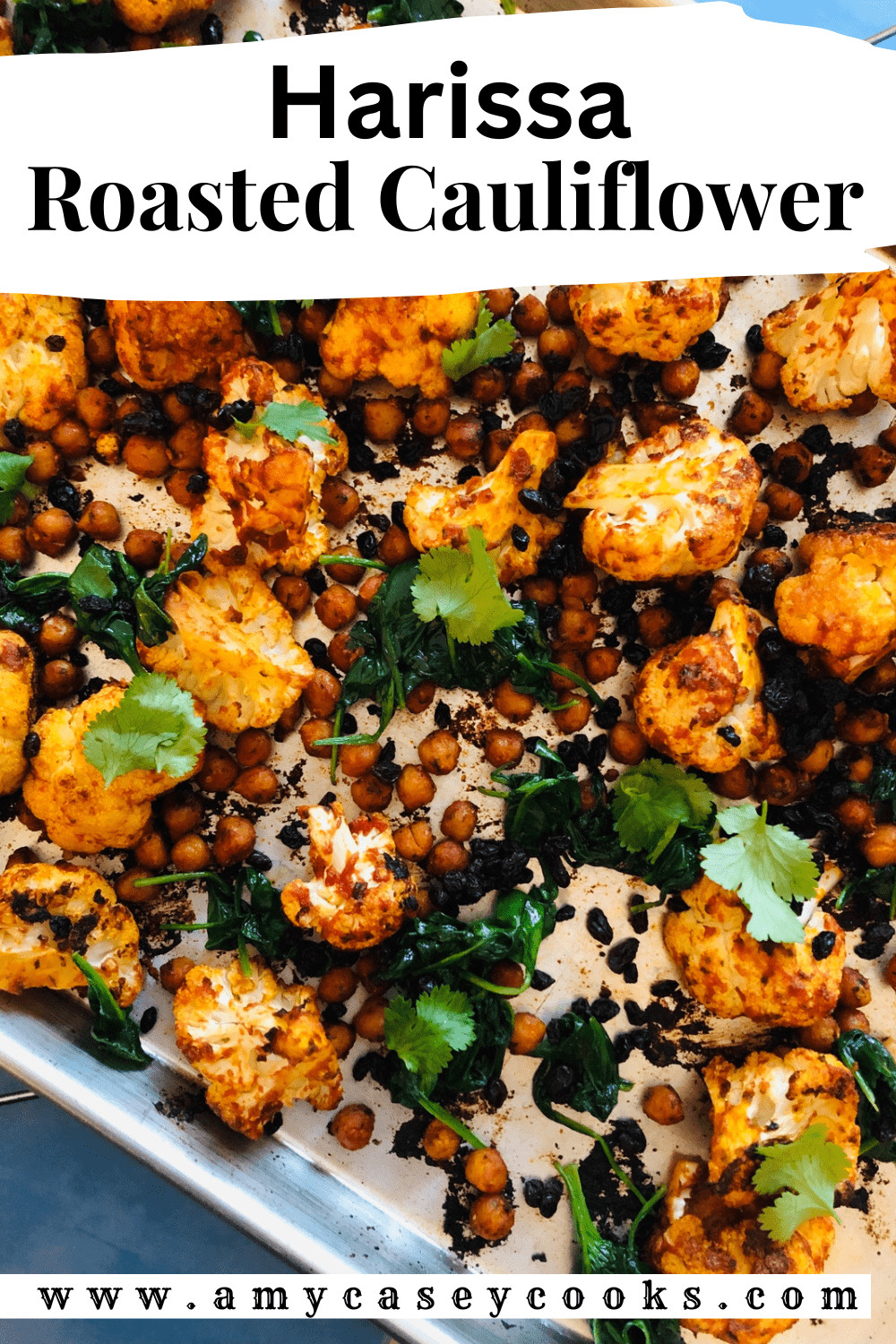 roasted harissa cauliflower.