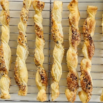 cooling cheese twists.