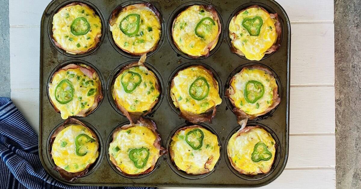 Spicy Jalapeno Popper Egg Cups