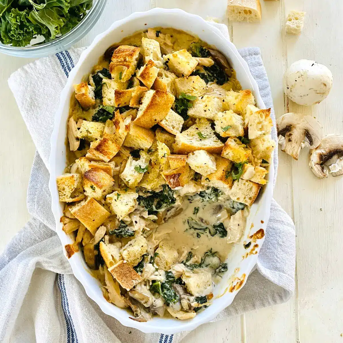 Creamy Chicken and Kale Casserole Recipe