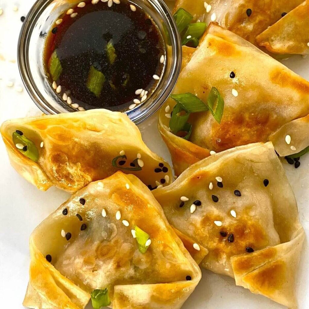 Easy Pork Potstickers with Dipping Sauce