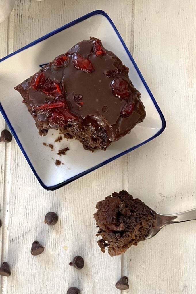 Chocolate Cake with Cherry Pie Filling (One Bowl Recipe)